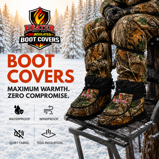 Heater Body Suit Boot Covers Windproof & Waterproof