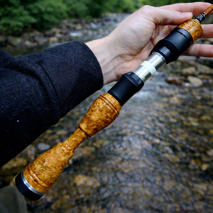 5ft fishing pole Zebco Z-Cast Spinning Rod Bumblebee Spinning Combo is built to feel balanced 5ft Telescopic Fishing Rod with