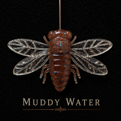 Sycamore Singer 1.5"x 2" |  1/8 oz | Floating Cicada | 3 Per Pack
