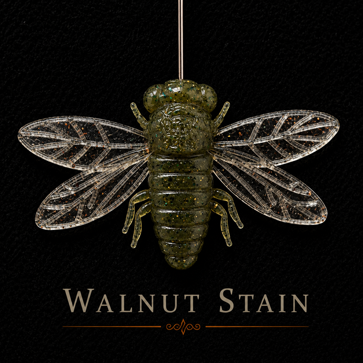 Sycamore Singer 1.5"x 2" |  1/8 oz | Floating Cicada | 3 Per Pack