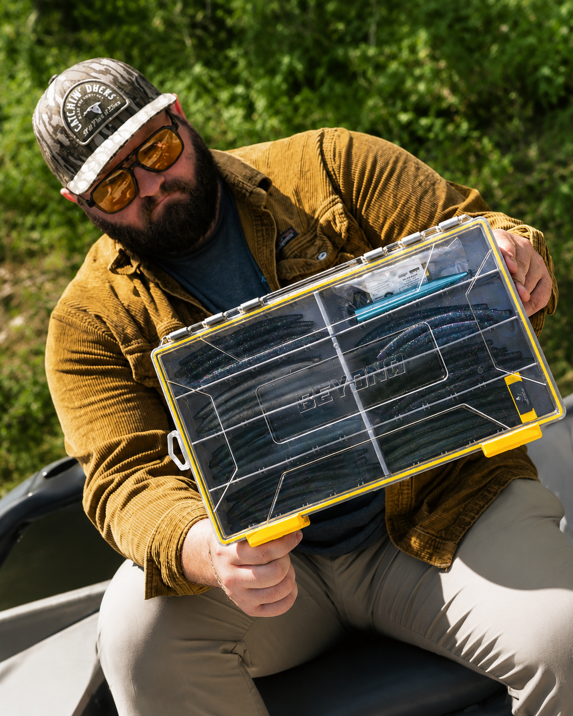 Beyond Fishing DryLock Waterproof Tackle Box, Watertight 3600 & 3700 Tackle Trays with Dual-Latch Seal, Adjustable Removable Dividers & Anti-Rust Desiccant, Lure & Terminal Tackle Organizer