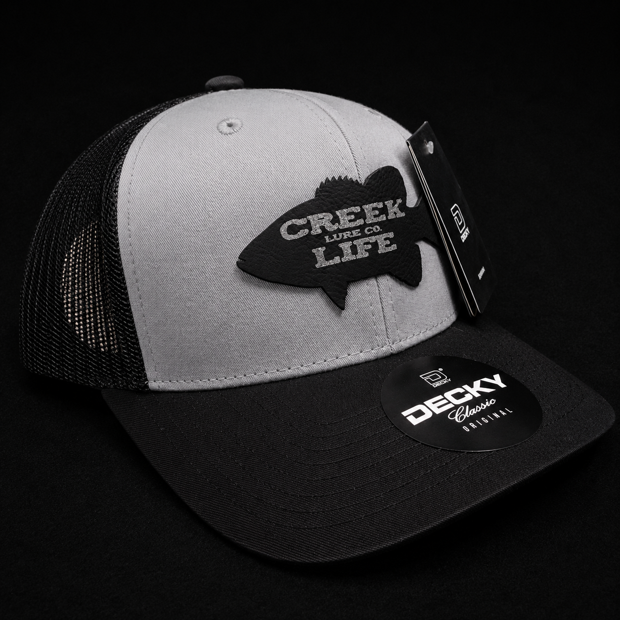 Creek Life Lure Co – Decky Classic Original Leather Patch Hat