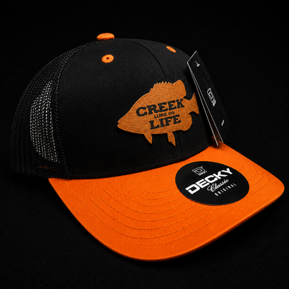 Creek Life Lure Co – Decky Classic Original Leather Patch Hat