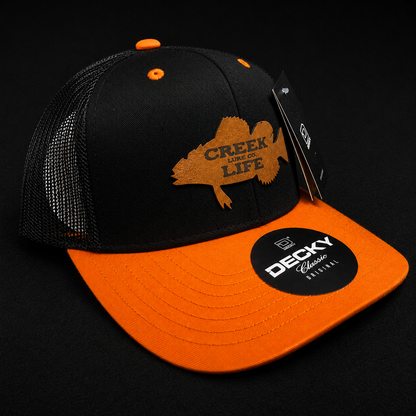 Creek Life Lure Co – Decky Classic Original Leather Patch Hat