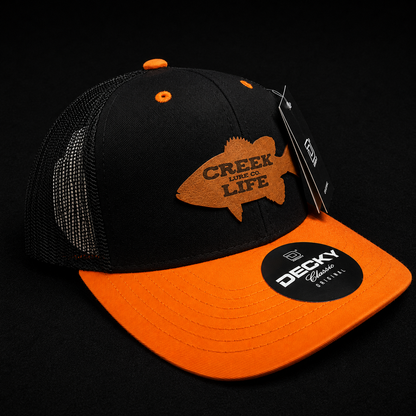 Creek Life Lure Co – Decky Classic Original Leather Patch Hat