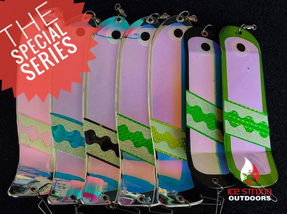 Ice Strong Outdoors - The Special Series! Pick your Flasher and Pick your Special Tape!