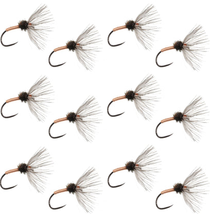 Copper Sakasa Kebari - 12 Tenkara Flies - Size 14