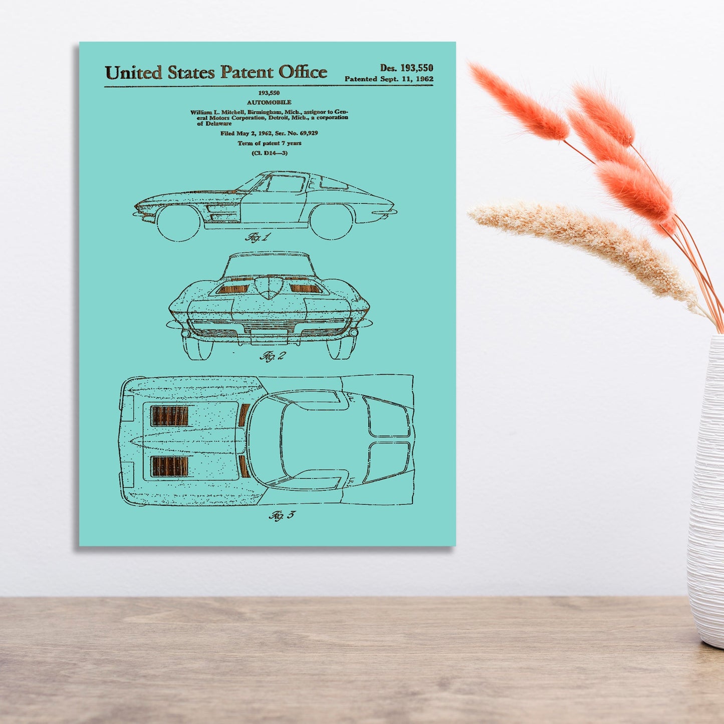 1962 Corvette US Patent