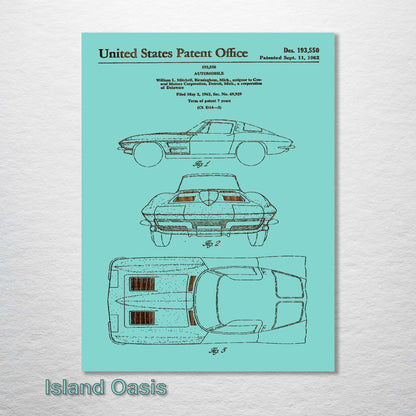 1962 Corvette US Patent