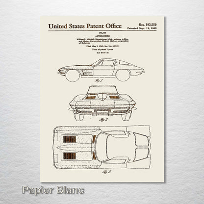 1962 Corvette US Patent