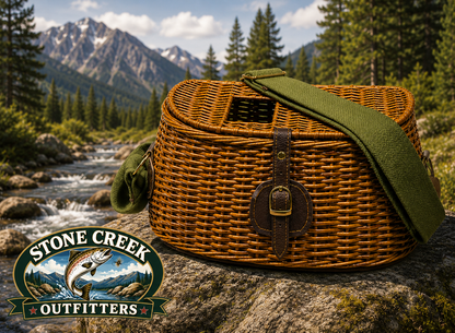 Standard Split Willow Creel w/ Strap