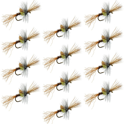 Pale Morning Dun PMD Cripple Mayfly 12 Flies Hook Size 18