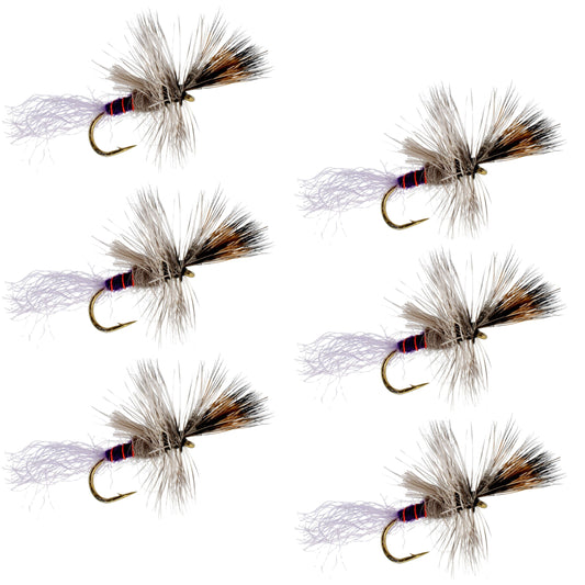 Purple Haze Cripple Mayfly 6 Flies Hook Size 18