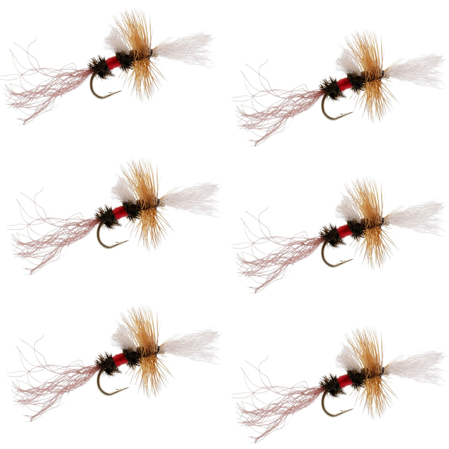 Royal Wulff Cripple Mayfly - Caddis Emerger - 6 Flies Hook Size 18