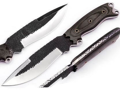 Custom Handcrafted Full Tang 1095 High Carbon Steel Camp Knife