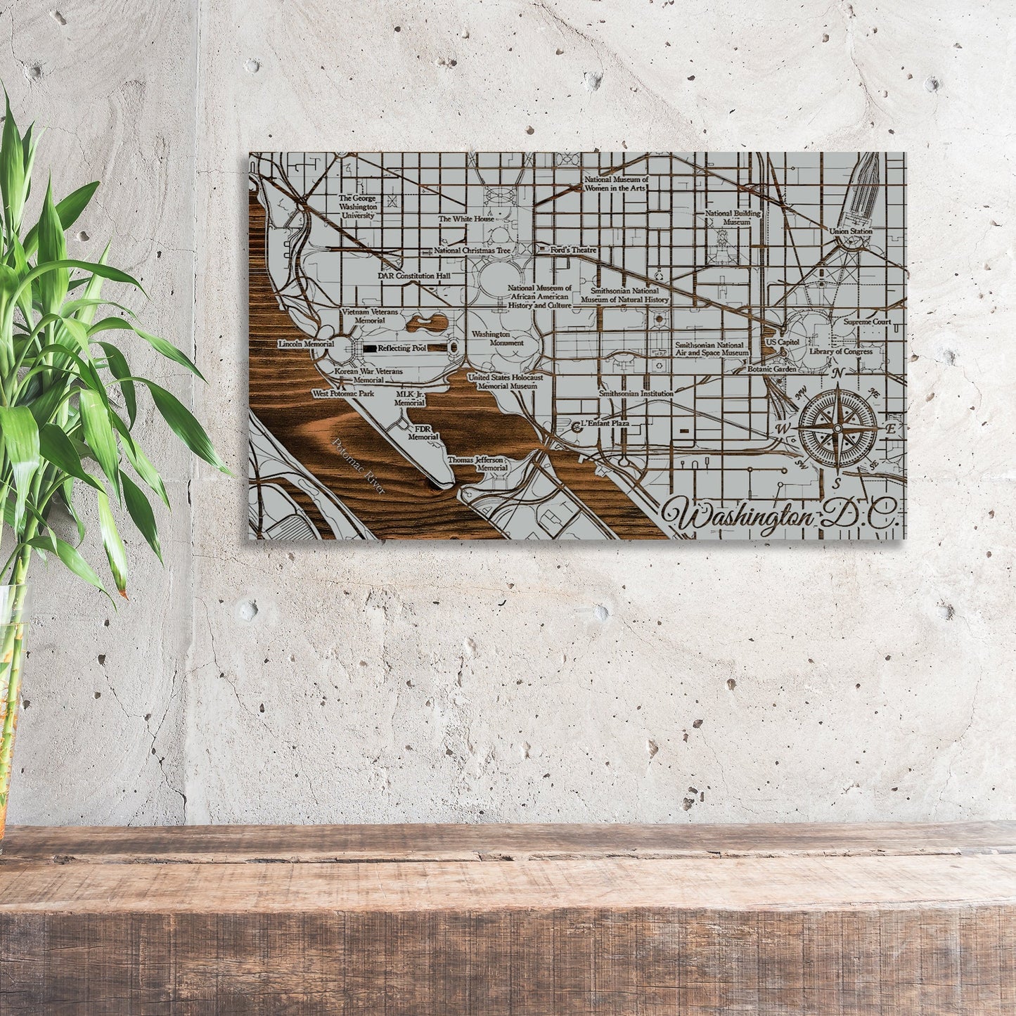 Washington, DC Downtown Map