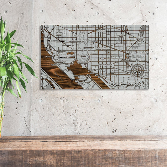 Washington, DC Downtown Map