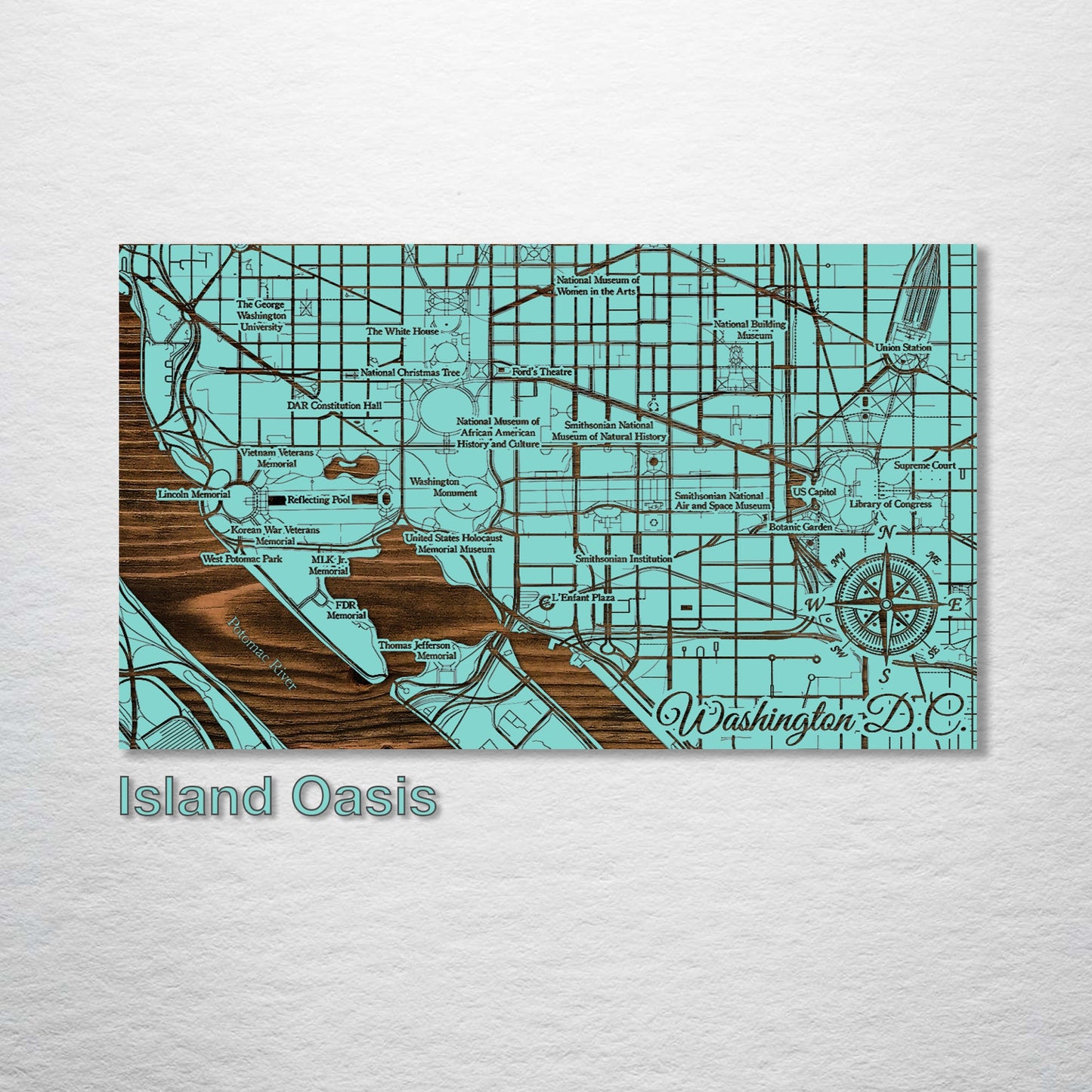 Washington, DC Downtown Map