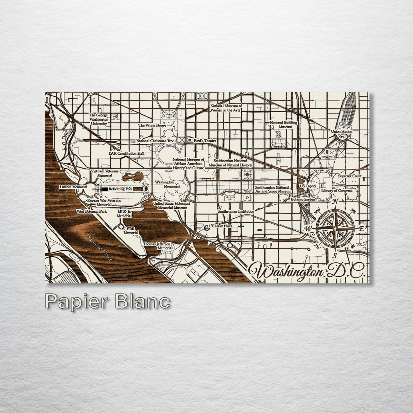 Washington, DC Downtown Map