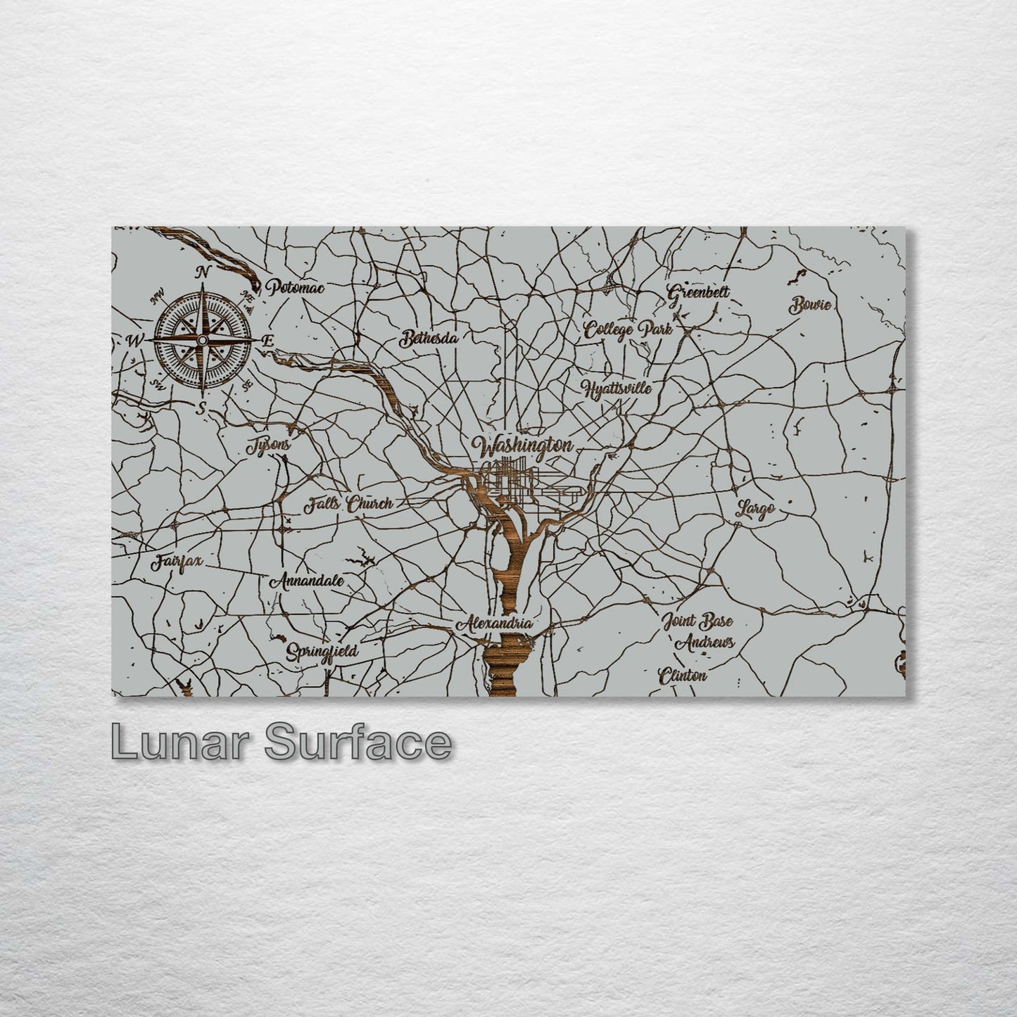 Washington, DC Whimsical Map