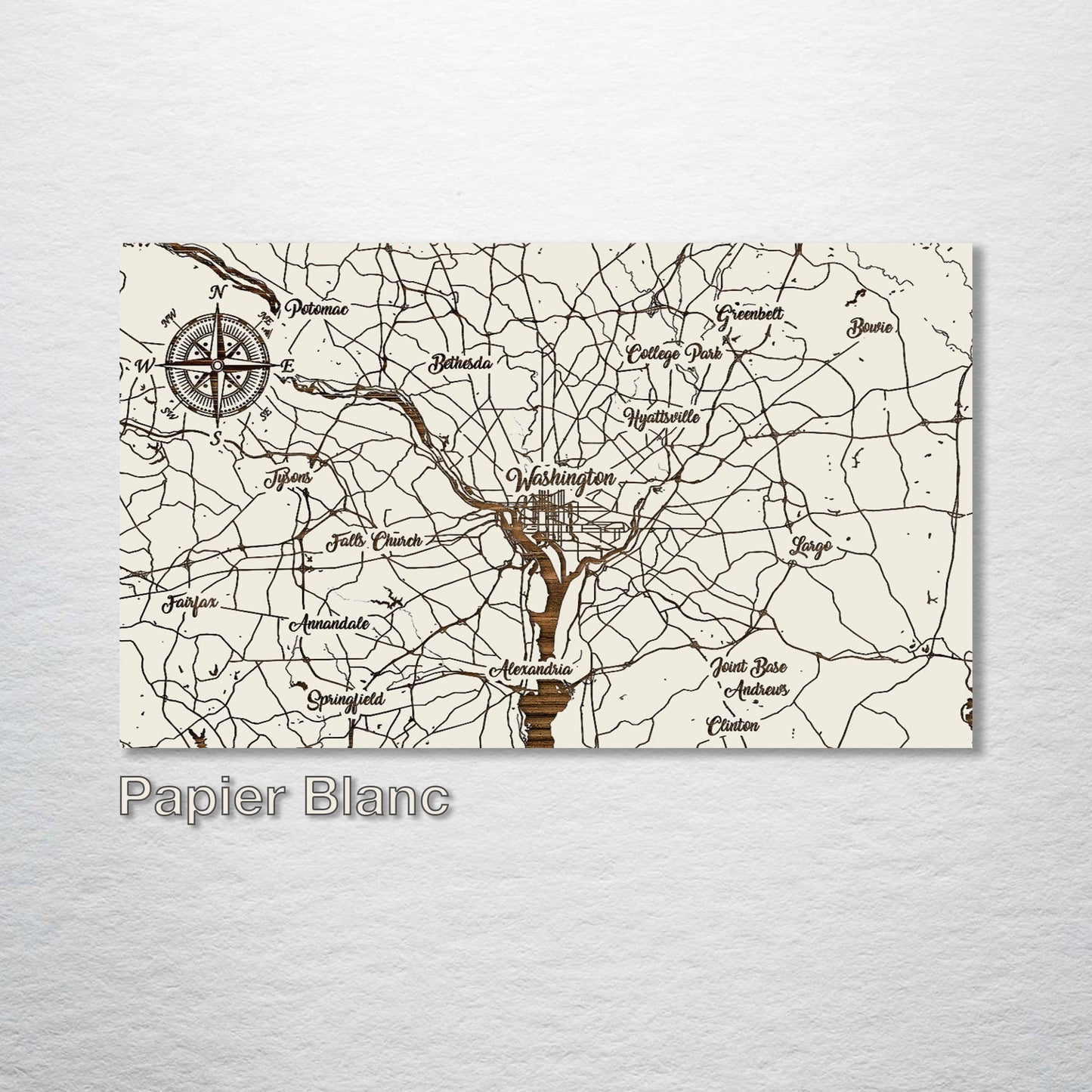 Washington, DC Whimsical Map