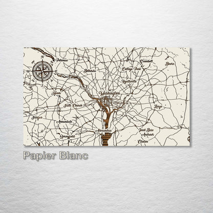 Washington, DC Whimsical Map