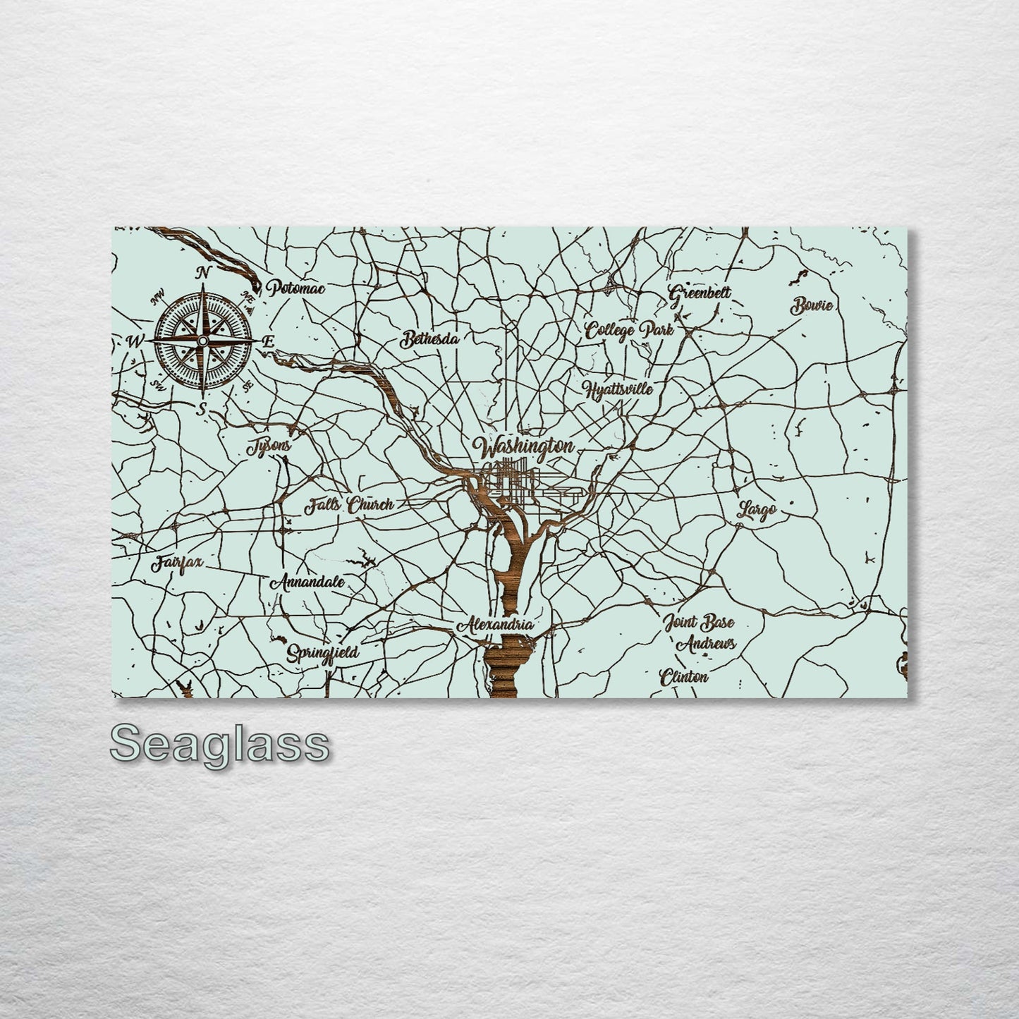 Washington, DC Whimsical Map