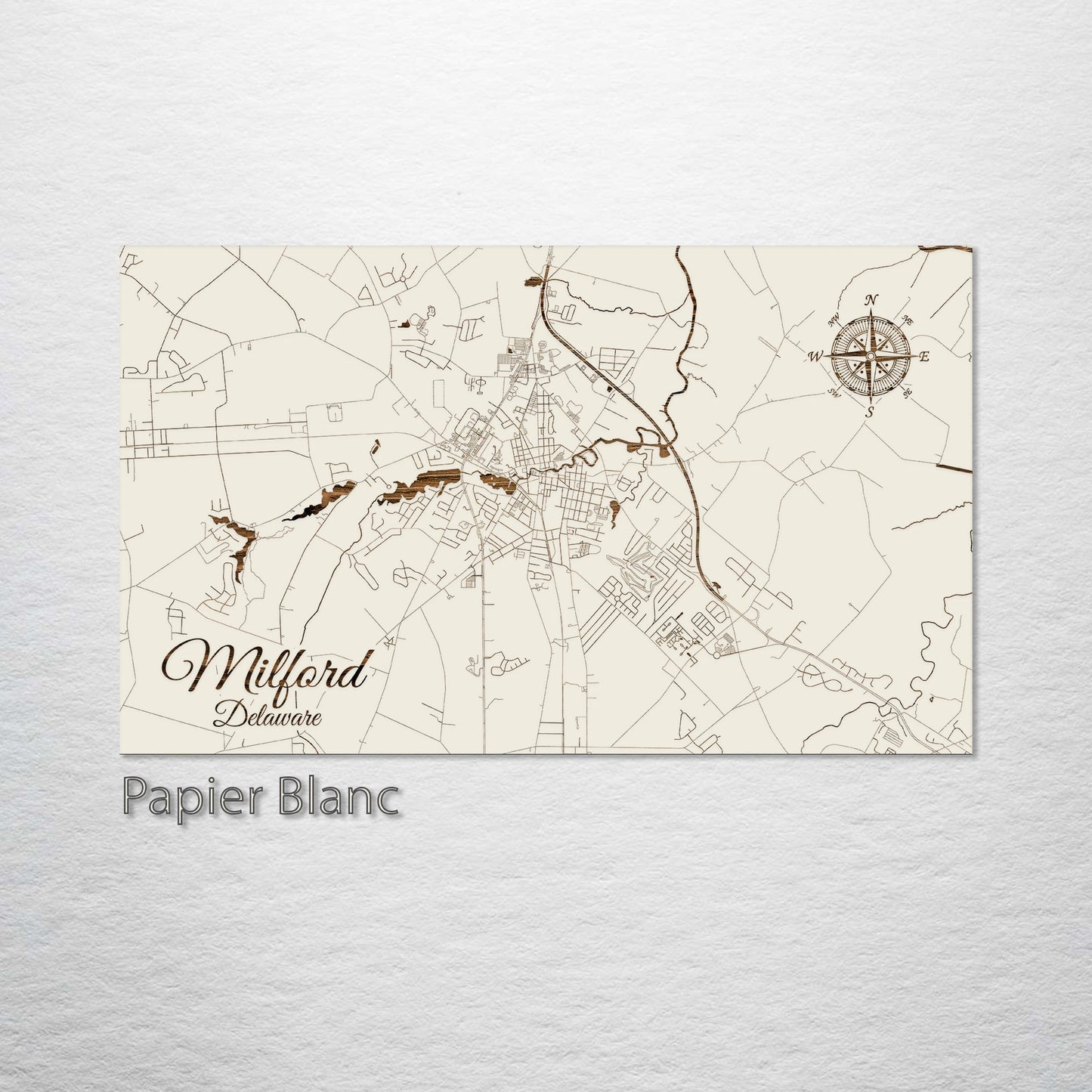 Milford, Delaware Street Map