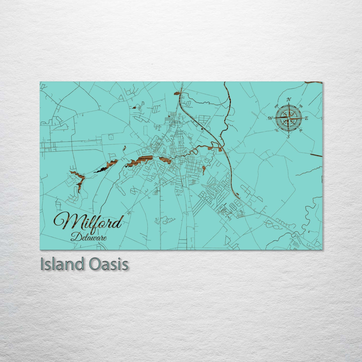 Milford, Delaware Street Map