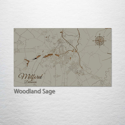 Milford, Delaware Street Map