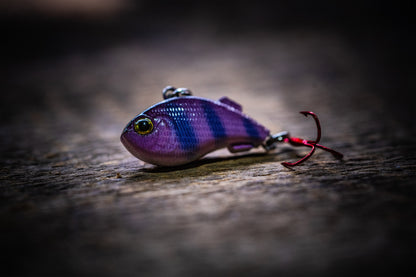 K-RIP PINK PURPLE STRIPE MINI VIBE BAIT