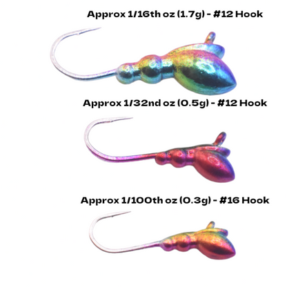 METALLIC RAINBOW ANT TUNGSTEN JIG