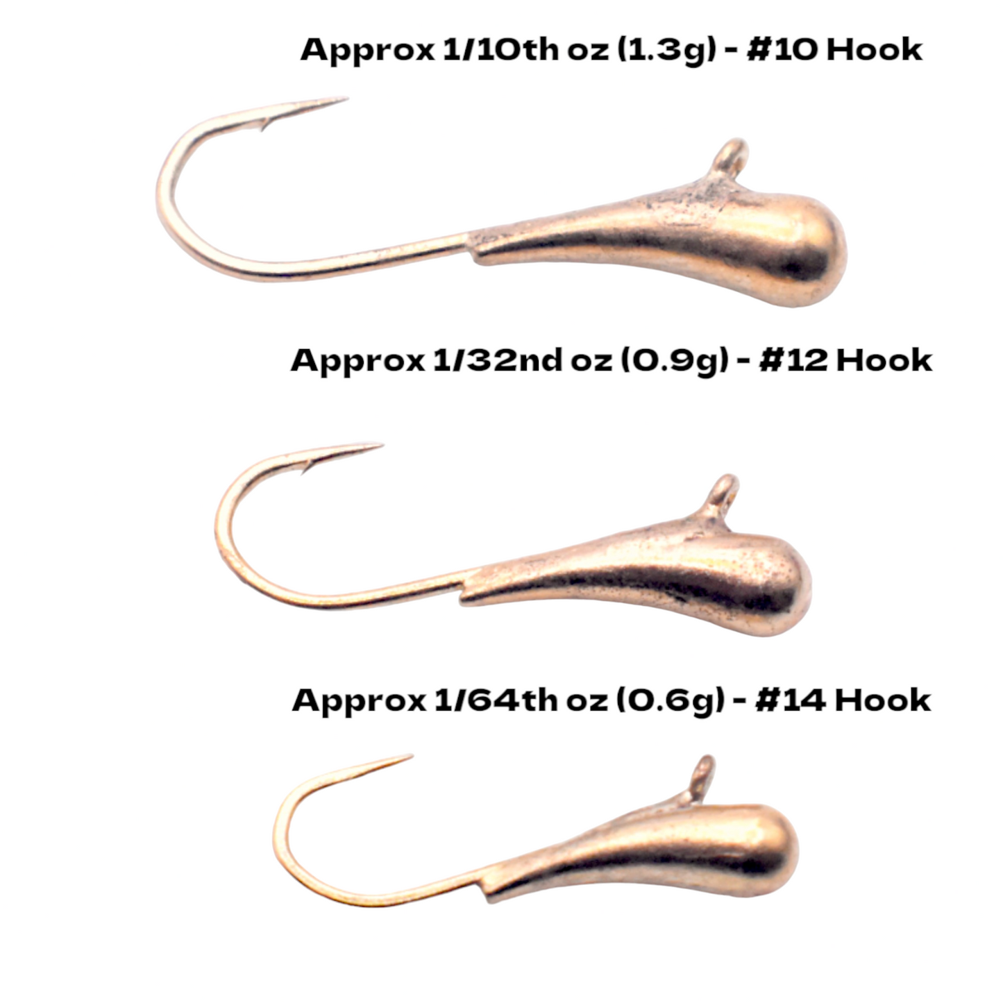 METALLIC GOLD TUNGSTEN KANOE JIG