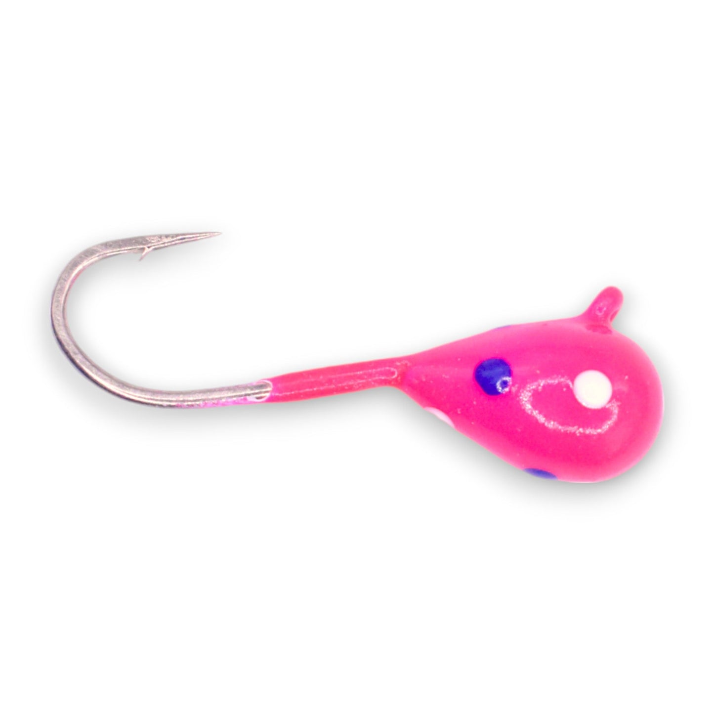 PINK WHITE PURPLE SPOT GLOW TUNGSTEN JIG