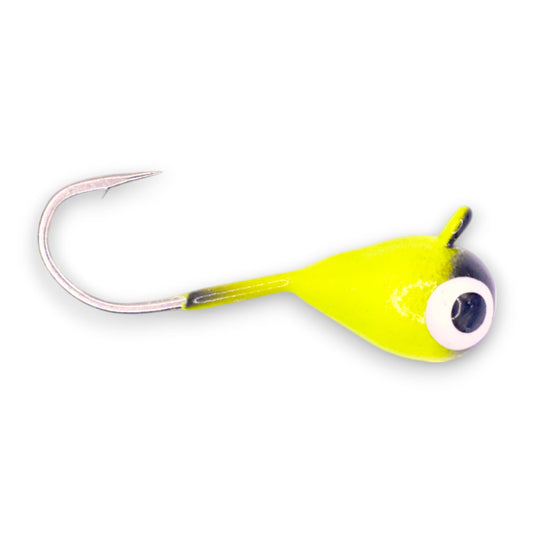 CHARTREUSE BLACK BRIGHT UV TUNGSTEN JIG