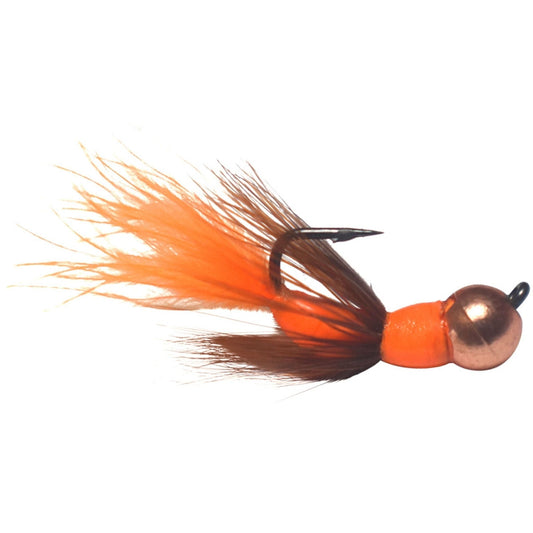 ORANGE/BROWN/COPPER TUNGSTEN AKUA JIG FLARE