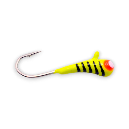 CHARTREUSE STRIPE TUNGSTEN KANOE JIG