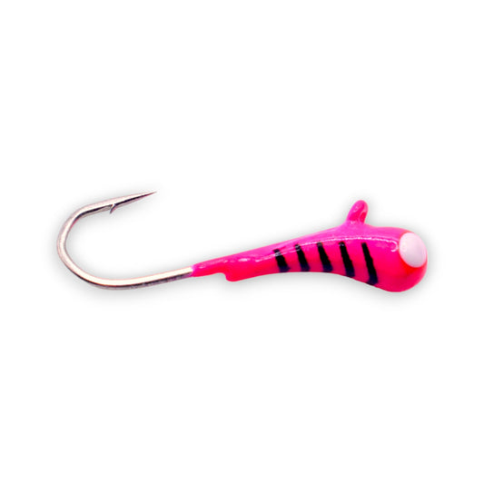 PINK STRIPE GLOW TUNGSTEN KANOE JIG