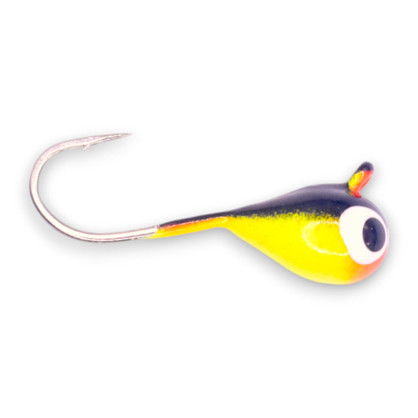 WHITE CHARTREUSE SMOKE GLOW TUNGSTEN JIG