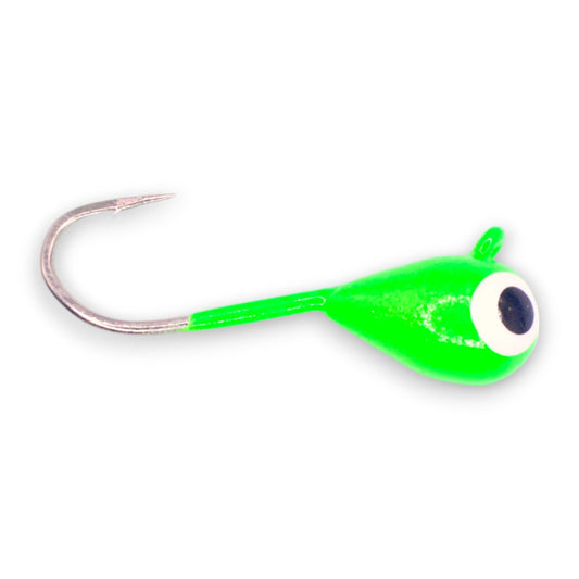 BRIGHT GREEN GLOW TUNGSTEN JIG