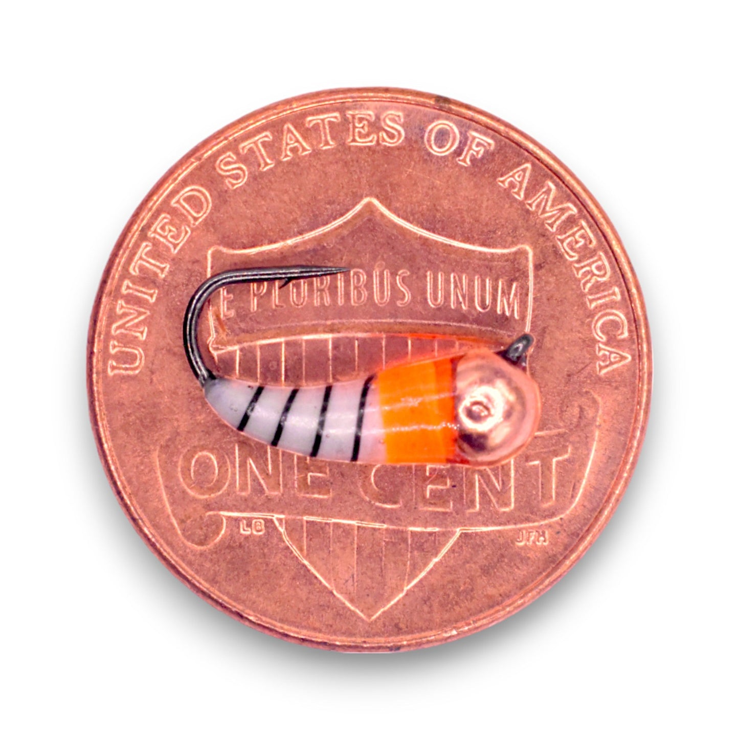 METALLIC COPPER ORANGE WHITE TUNGSTEN AKUA JIG SKUD