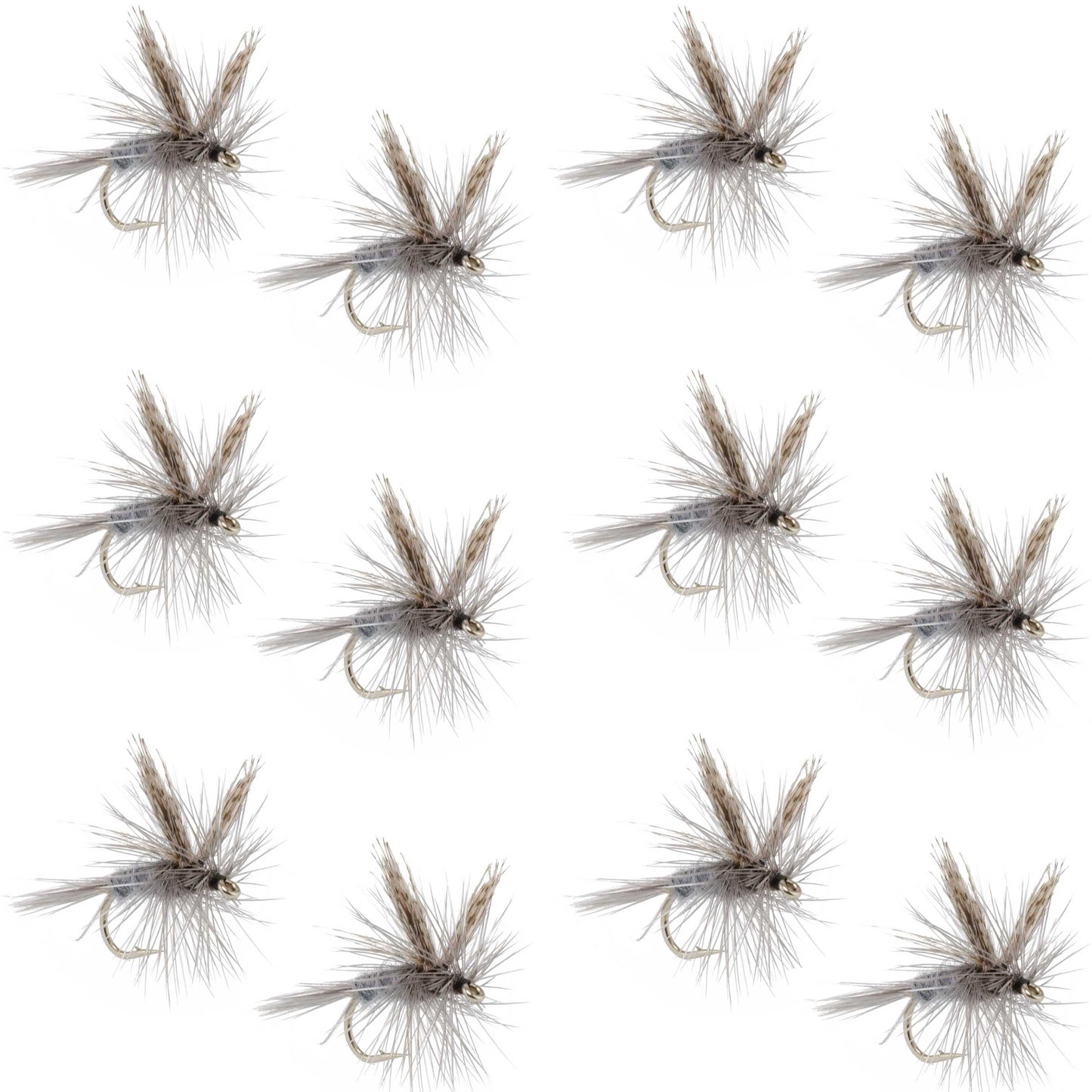 Dark Hendrickson Classic Dry Fly - 12 Flies Size 14