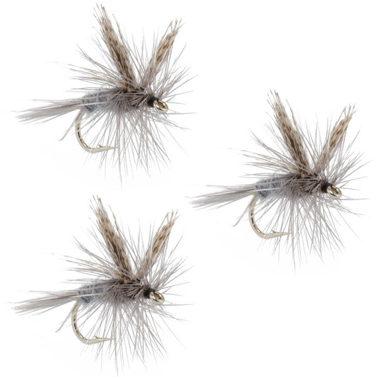 3 Pack Dark Hendrickson Classic Dry Fly - Size 14