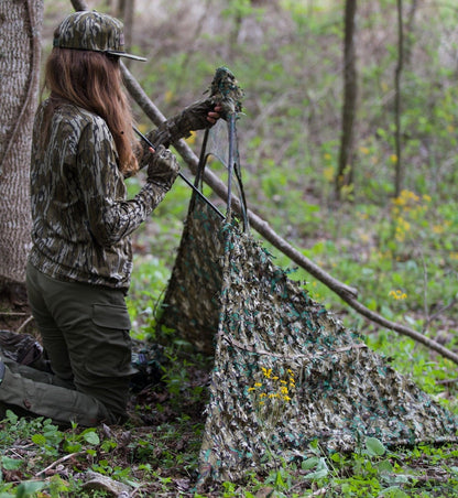 Hunting Blind - Mossy Oak Greenleaf 3D Leafy