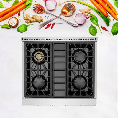 Empava Pro-style 30 in. Slide-in Gas Cooktop 30GC30