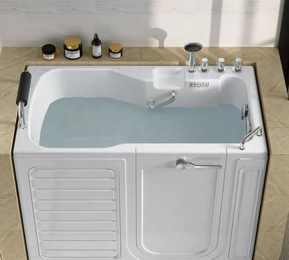 Empava 54" Alcove Soaking Walk-In Tub With Right Drain