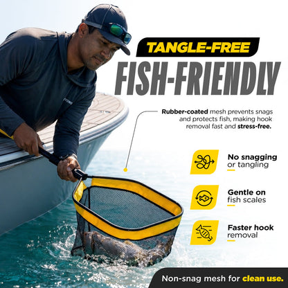 Beyond Braid Floating Fishing Net with Handle