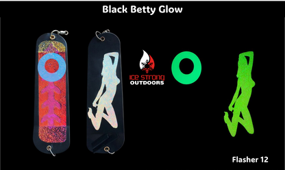 Ice Strong Outdoors - 8.5" Dual Fin Flasher Series - NEW 2026 Colors Released!