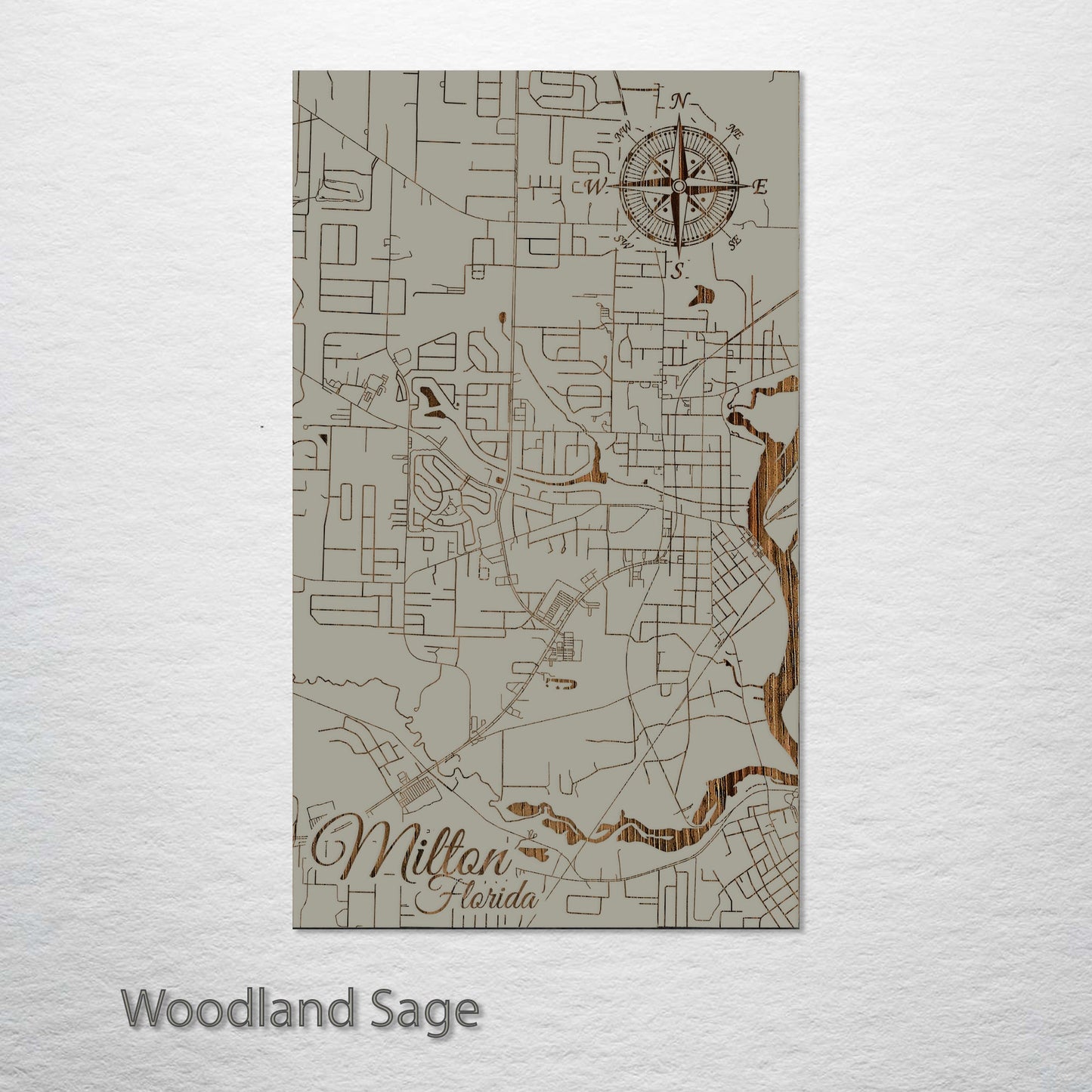 Milton, Florida Street Map