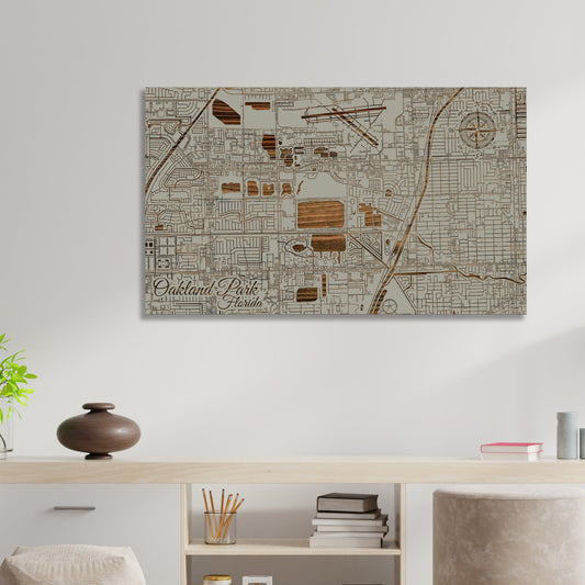 Oakland Park, Florida Street Map